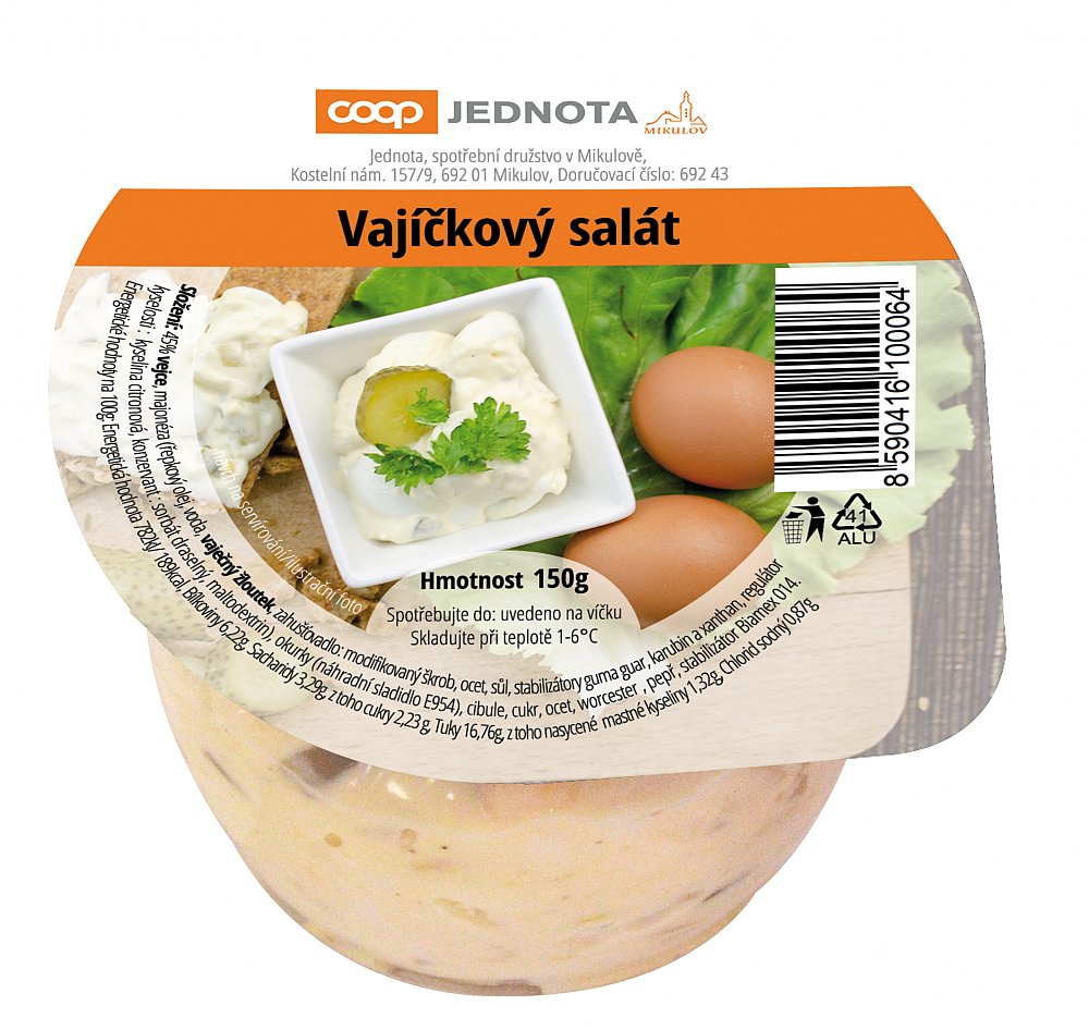 Vajíčkový salát 150 g - obrázek