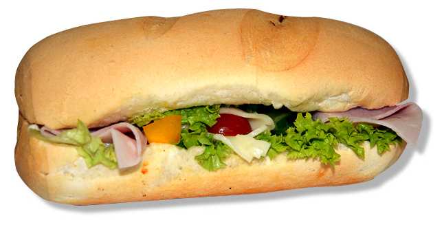 Bageta mini šunková 130 g - obrázek