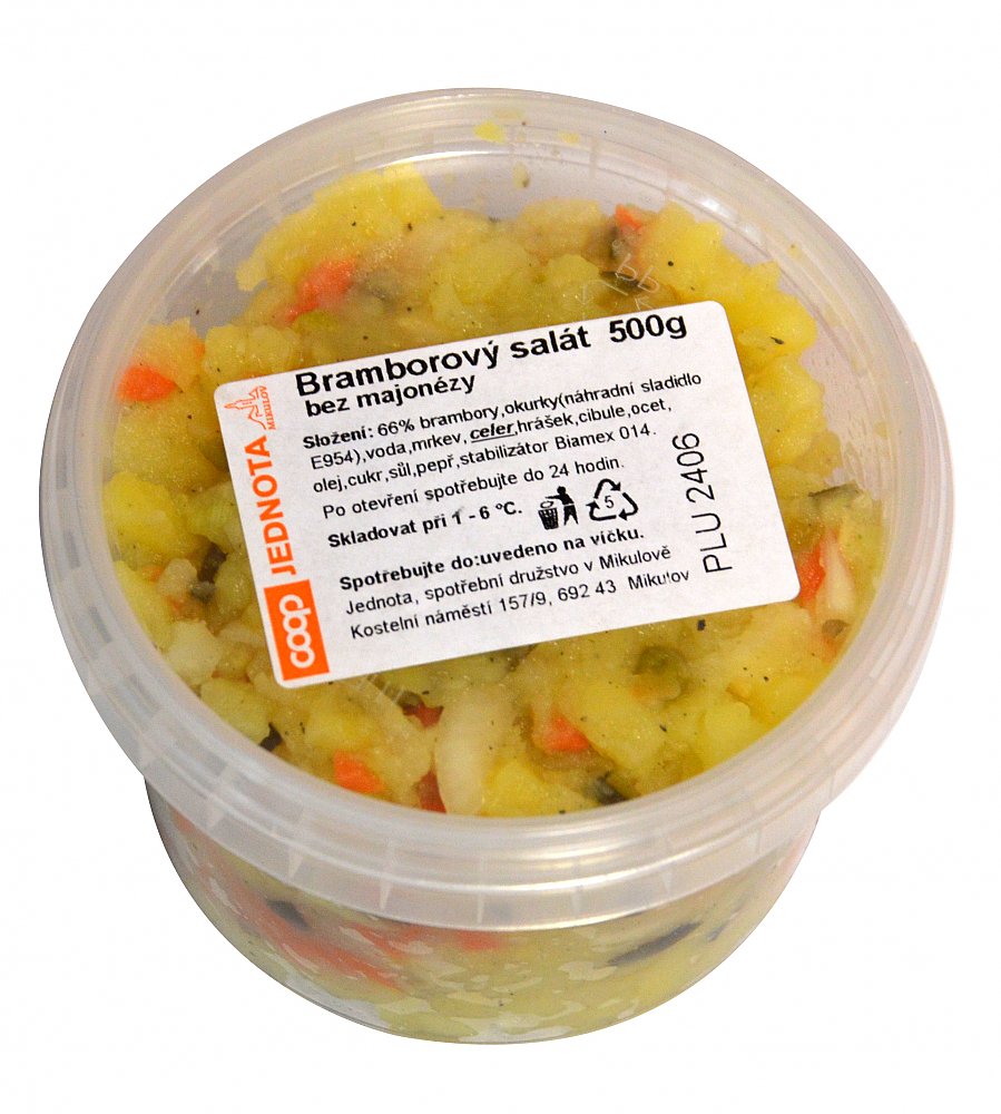 Bramborový salát bez majonézy 500 g - obrázek