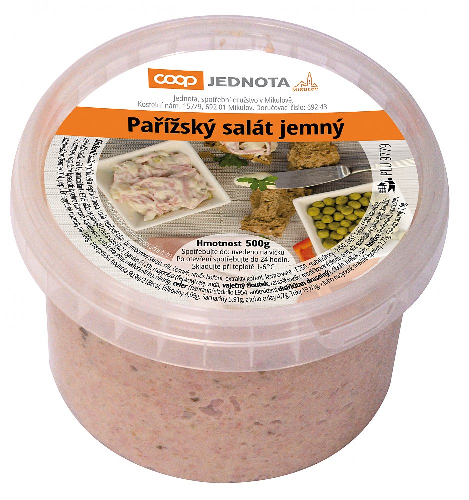 Pařížský salát jemný 500 g - obrázek