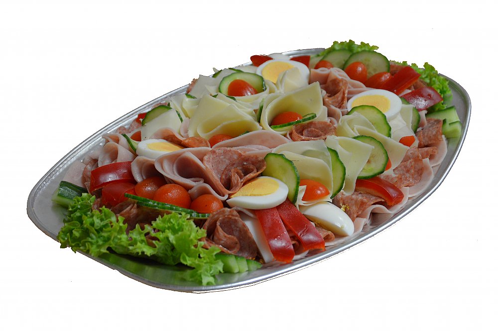 Obložená mísa s čerstvou zeleninou 1200 g - obrázek