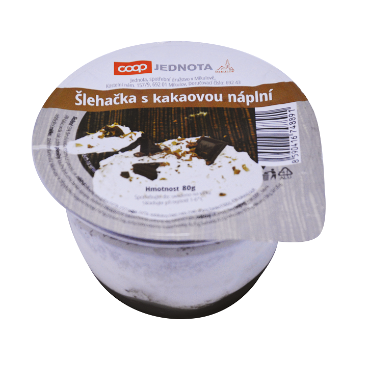 Šlehačka s kakaovou náplní 80 g - obrázek