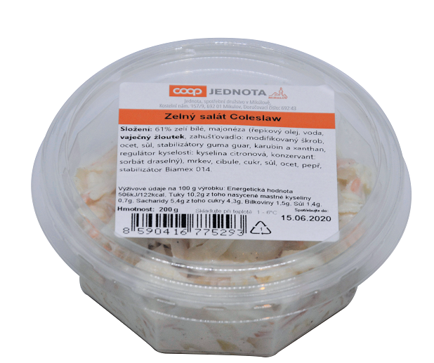 Zelný salát Coleslaw 200 g - obrázek