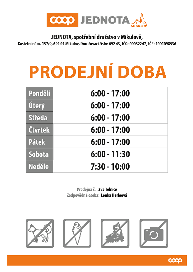 Prodejní doba