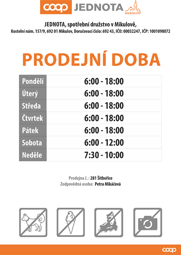 Prodejní doba