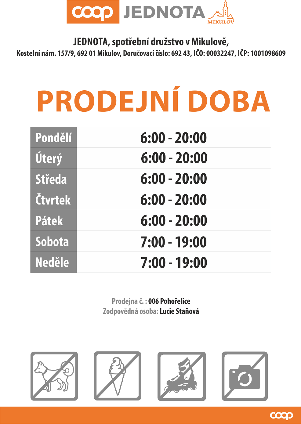 Prodejní doba