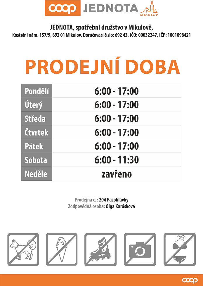 Prodejní doba