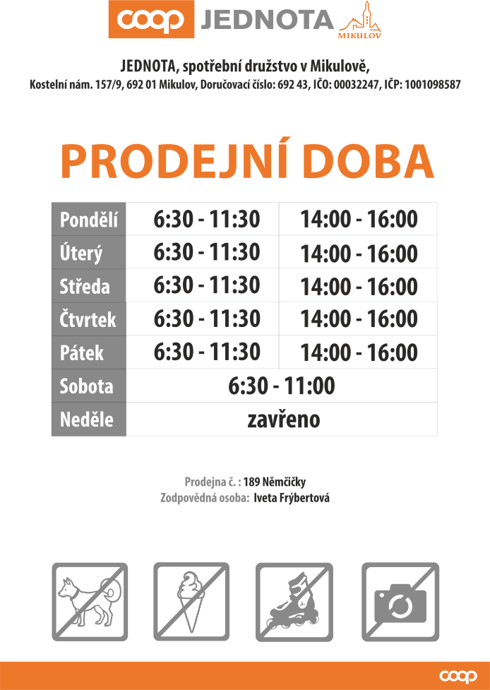 Prodejní doba