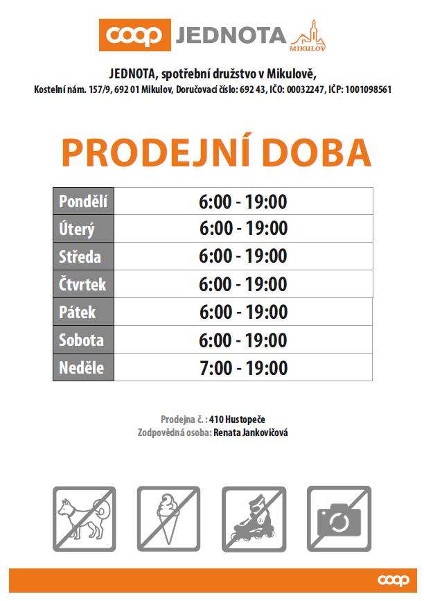Prodejní doba