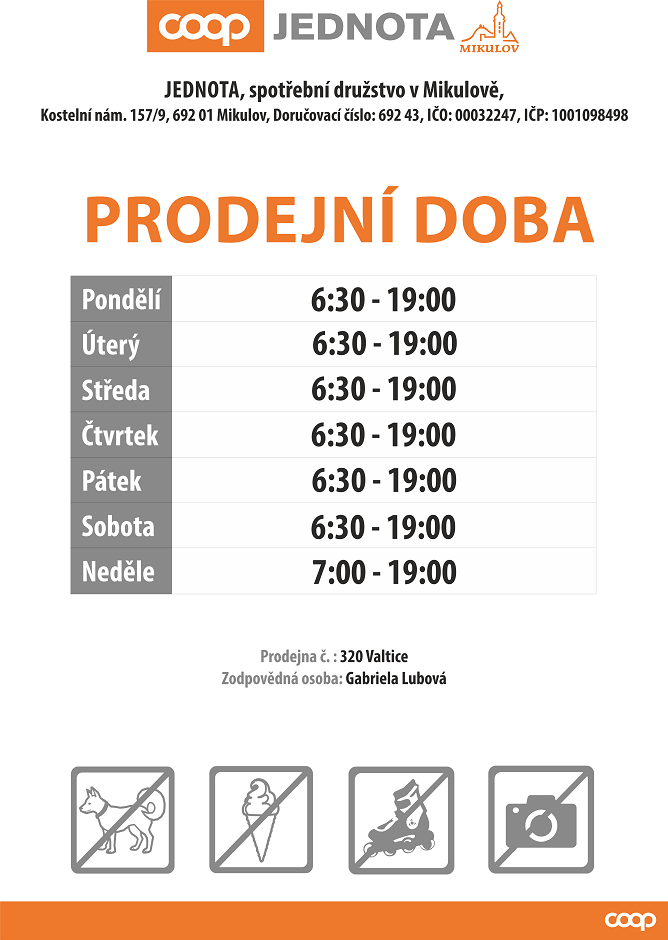 Prodejní doba