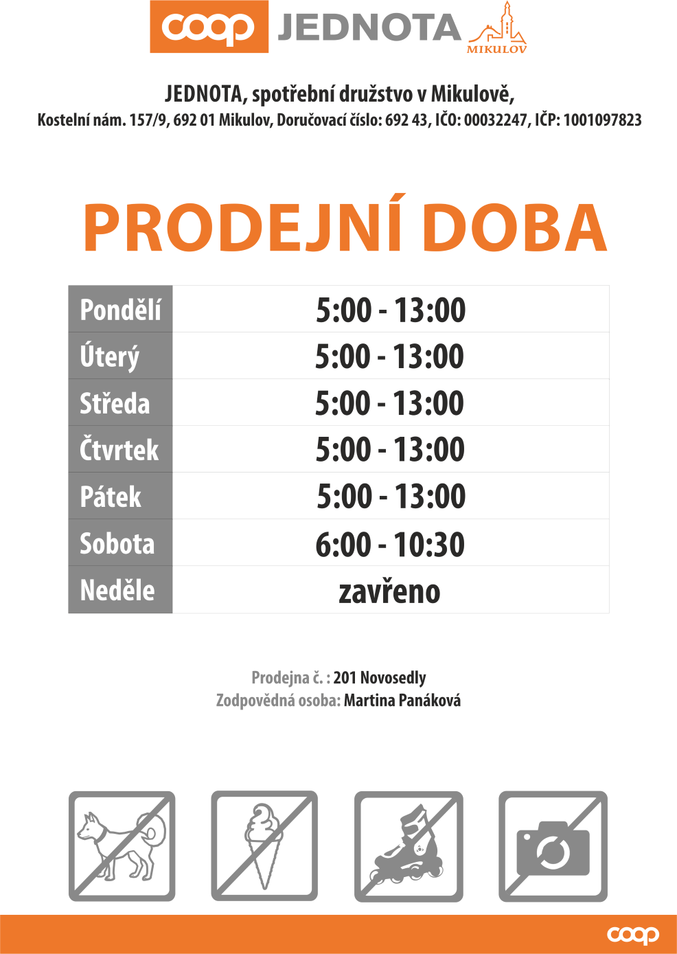 Prodejní doba